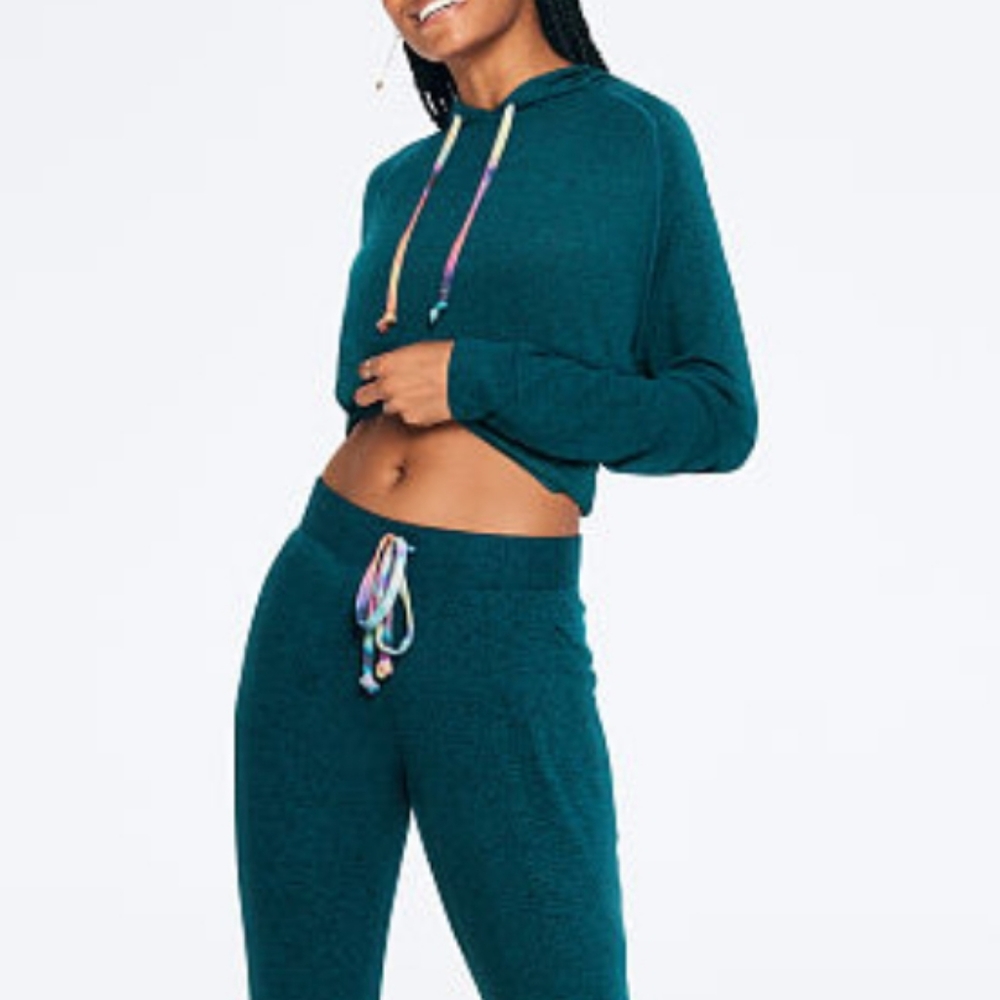 Victoria's Secret PINK Cozy Hooded Pullover 💖💙💚 - Picture 4 of 8